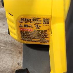 HOUSTON LOCATION - AS-IS (APPEARS LIKE NEW) DeWALT Flexvolt Max 7-1/4 60V Brushless Circular Saw (Tool Only)