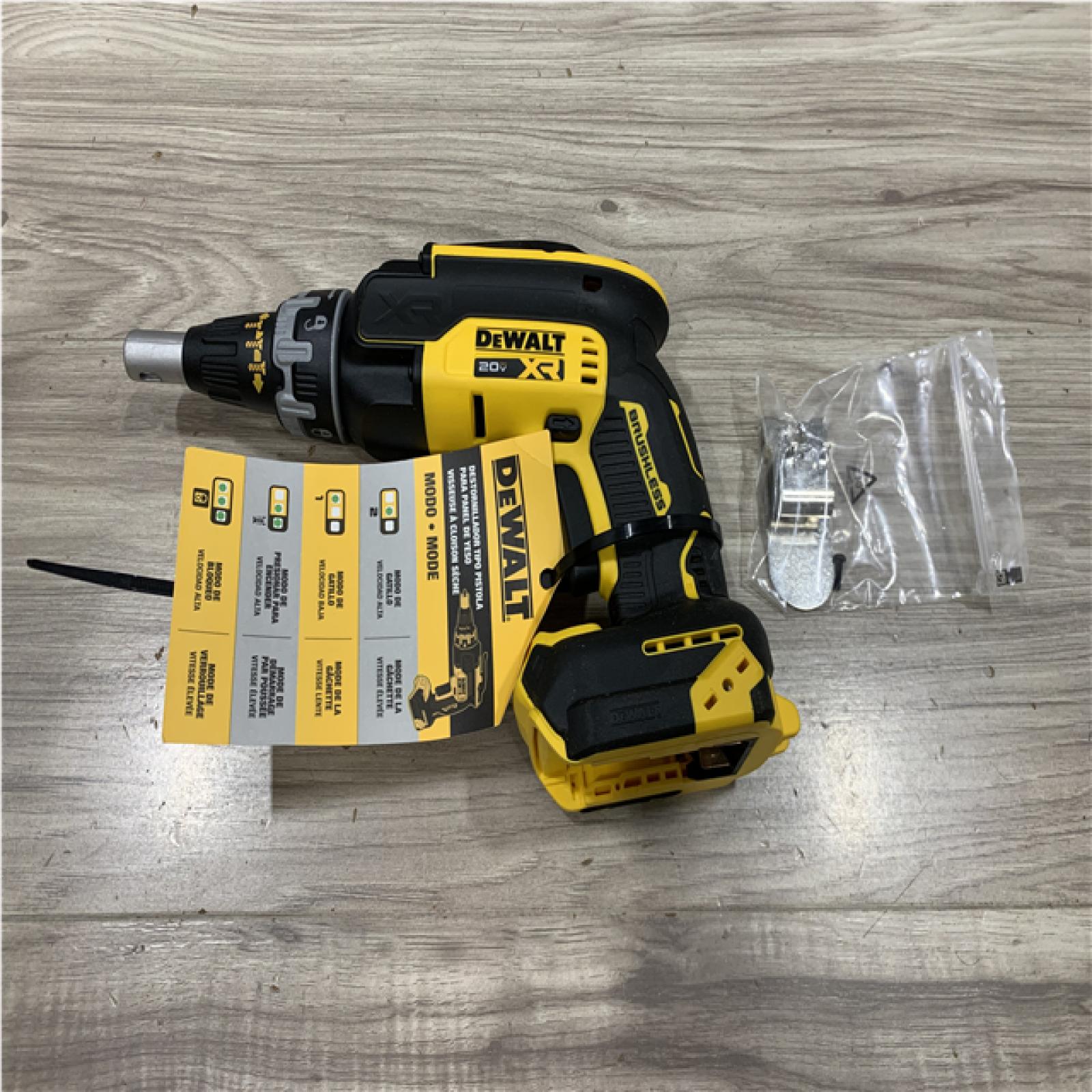 AS-IS DEWALT XR 20V MAX Lithium-Ion Cordless Brushless Screw Gun (Tool Only)