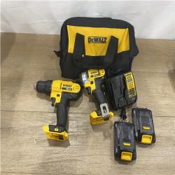 AS-IS DEWALT 20V MAX Cordless Drill/Impact 2 Tool Combo Kit