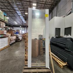Phoenix Location Impact Plus 72 in. x 80 in. Beveled Edge Backed Mirror Aluminum Frame Glass Interior Closet Sliding Door with Chrome Trim
