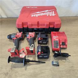 AS-IS Milwaukee FUEL 18V Cordless Hammer Drill and Impact Driver Combo Kit