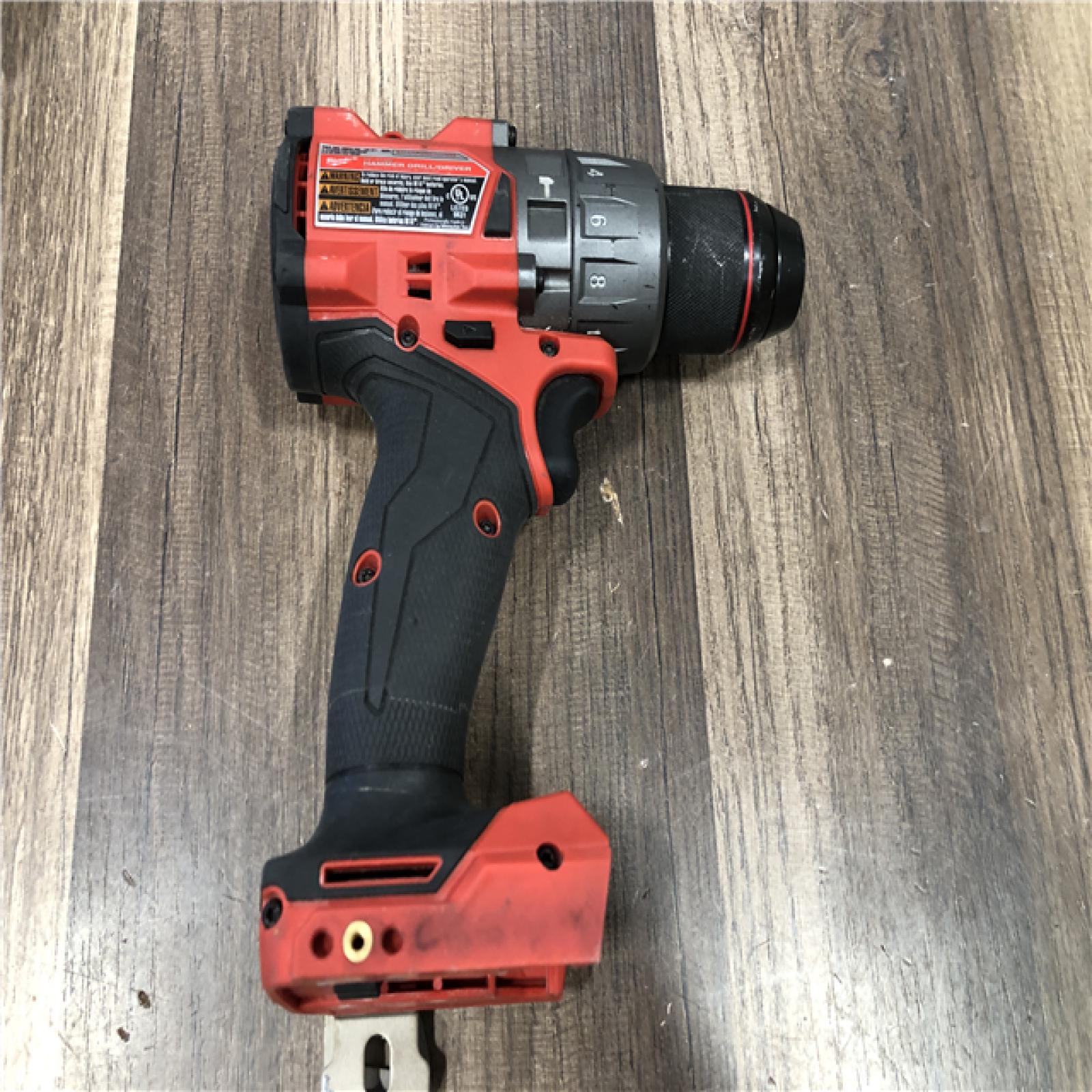 AS-IS Milwaukee FUEL 18V Lithium-Ion Brushless Cordless 1/2 in. Hammer Drill/Driver (Tool-Only)