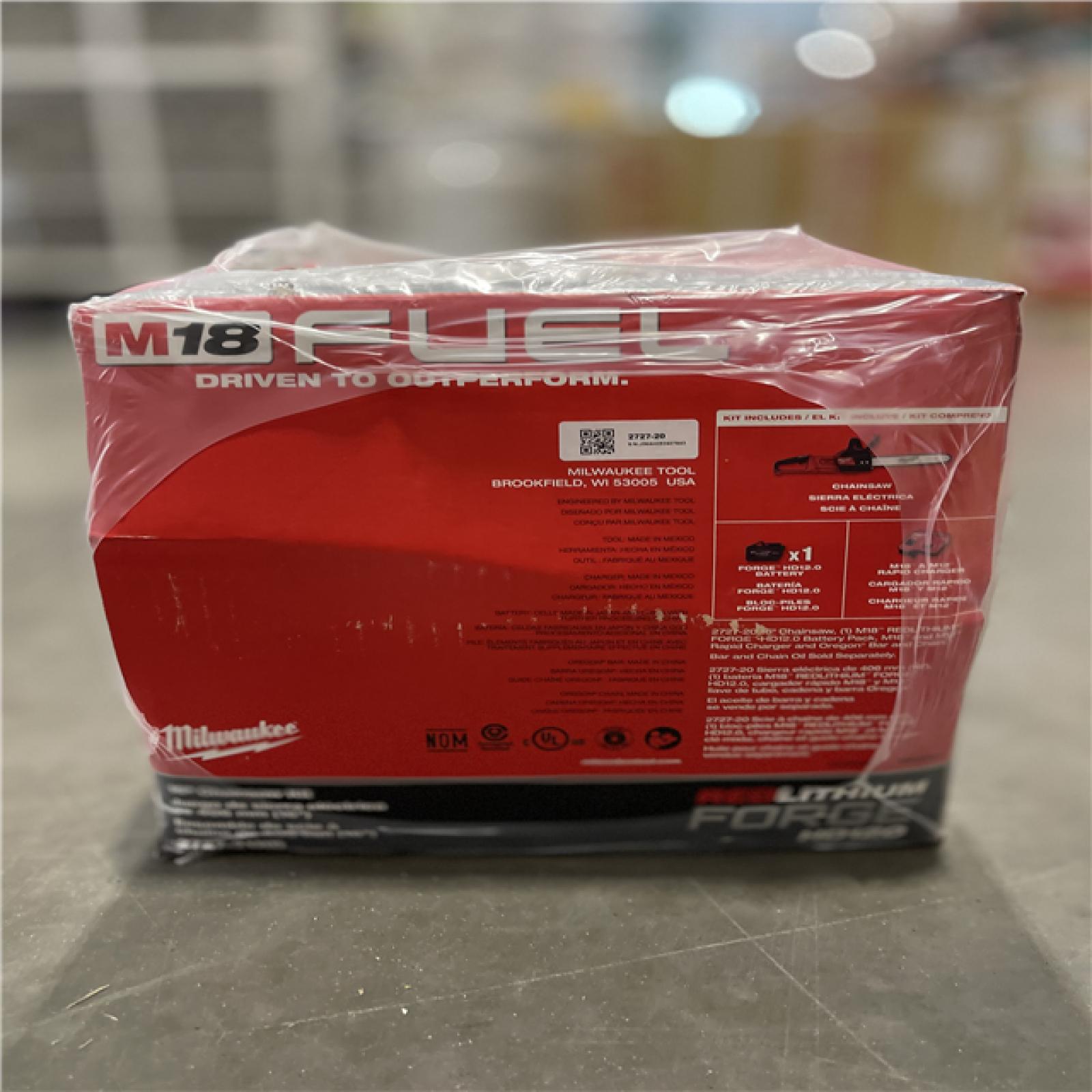 NEW! - Milwaukee M18 FUEL 16 in. 18V Lithium-Ion Brushless Battery Chainsaw (TOOL ONLY)