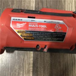 AS-IS Milwaukee M12 FUEL 12V Lithium-Ion Cordless Oscillating Multi-Tool (Tool-Only)
