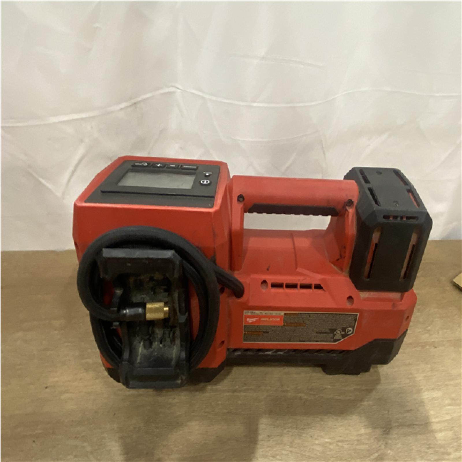 AS-IS   Milwaukee 18-Volt Lithium-Ion Cordless Electric Portable Inflator (Tool-Only)