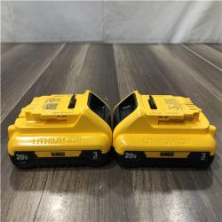 AS-IS DEWALT 20V MAX Compact Lithium-Ion 3.0Ah Battery Pack (2 Pack)