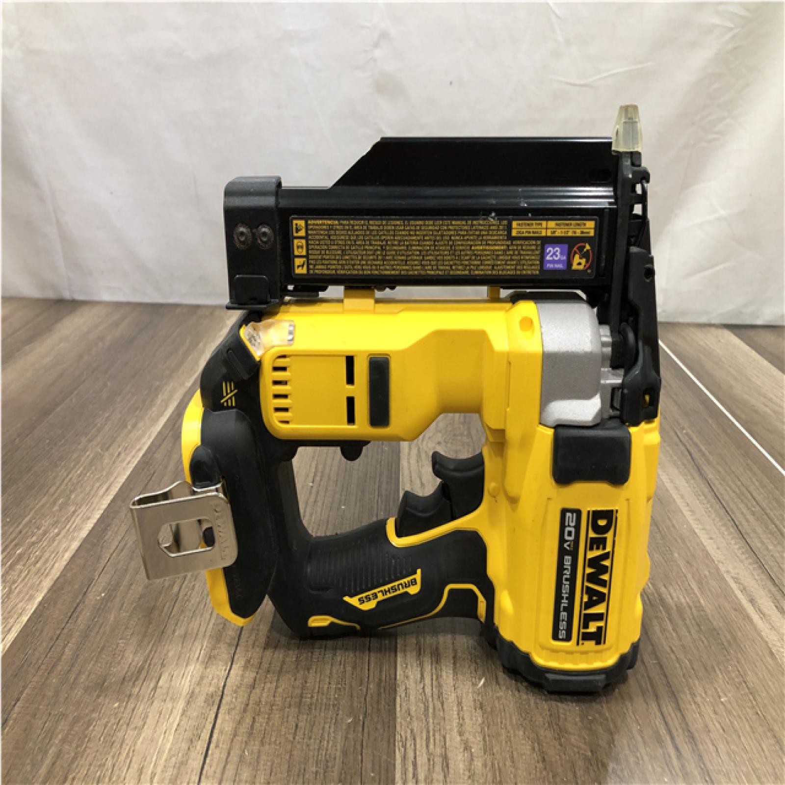 AS-IS DEWALT ATOMIC 20V MAX Lithium Ion Cordless 23 Gauge Pin Nailer (Tool Only)