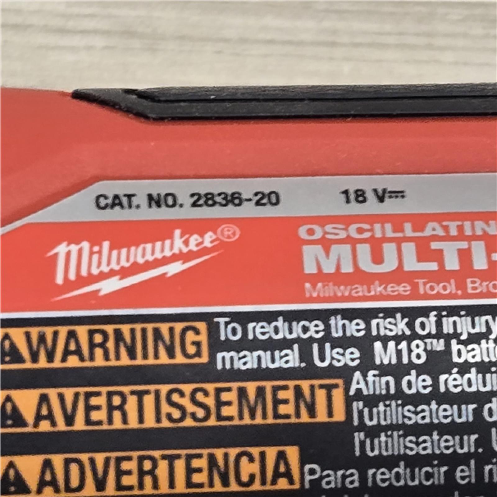 AS-IS Milwaukee 2836-20 18V Cordless Oscillating Multi-Tool (Tool Only)