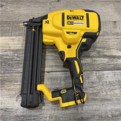 AS-IS DEWALT 20V MAX XR Lithium-Ion Electric Cordless 18-Gauge Brad Nailer (Tool Only)