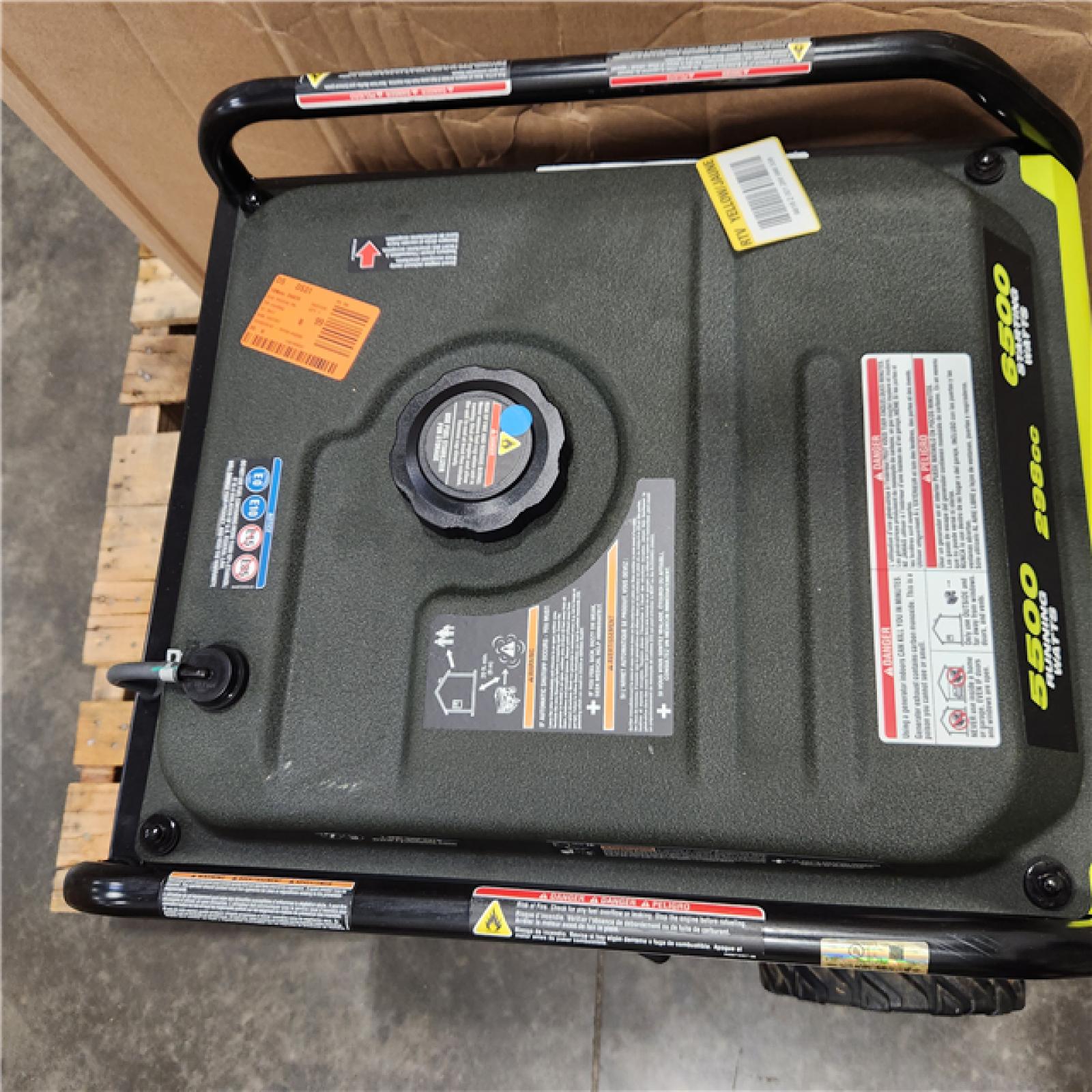 Dallas Location - As-Is Ryobi RYi6522 5500/6500W Inverter Generator