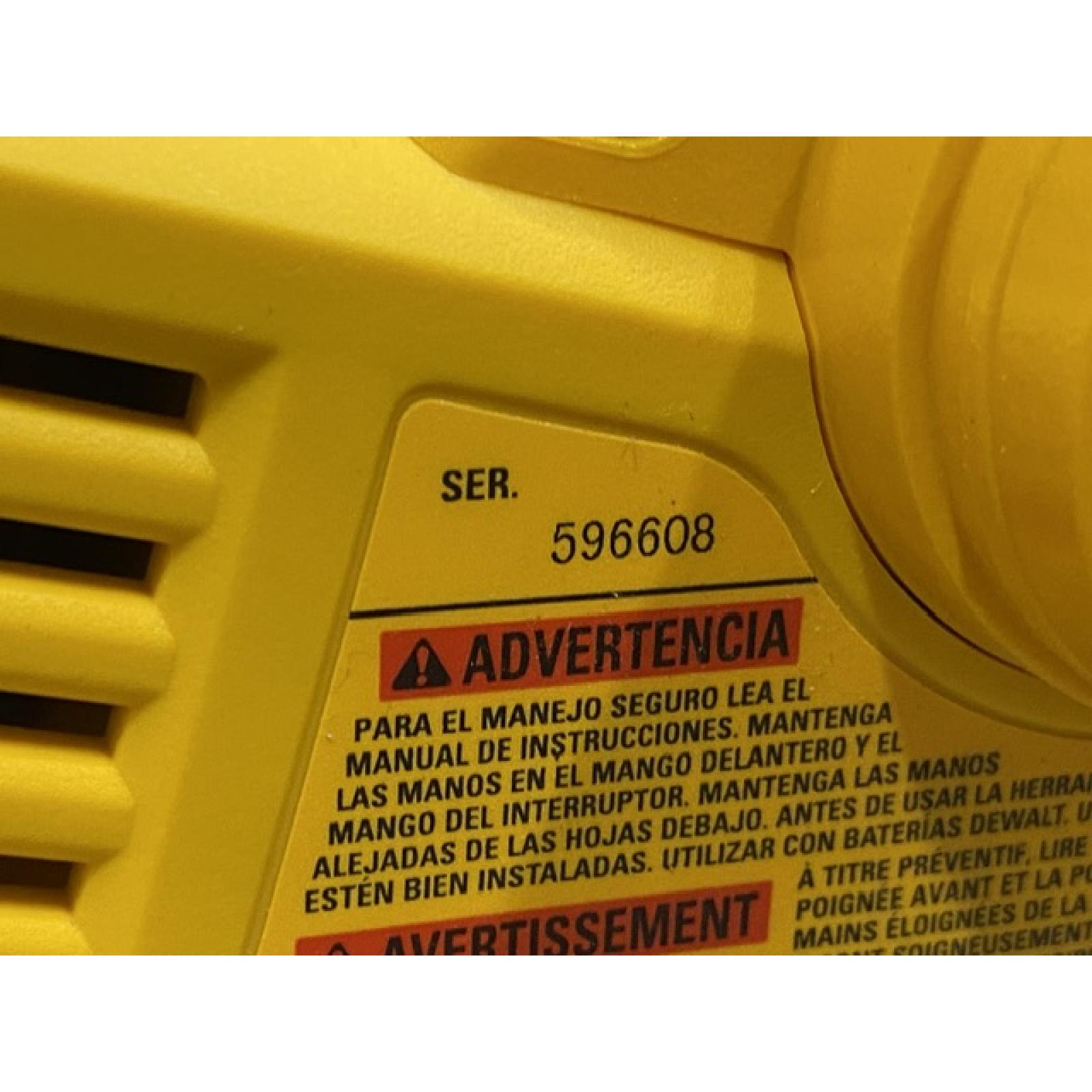 AS-IS DEWALT 20V MAX XR Cordless Brushless 3-1/4 in. Planer (Tool Only)