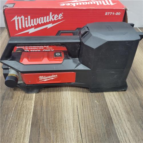 AS-IS Milwaukee 2771-20 M18 18V Cordless Lithium-Ion Transfer Pump (Tool Only)