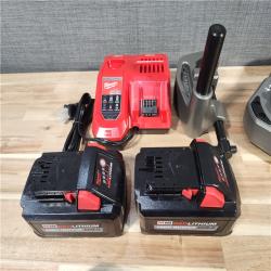 HOUSTON LOCATION - AS-IS (APPEARS LIKE NEW) Milwaukee 2870-22 M18 18V FUEL Cordless Compact Pipe Threader W/ ONE KEY Kit