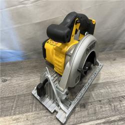 AS-IS DEWALT 20-Volt MAX Lithium-Ion Cordless 6-1/2 in. Circular Saw (Tool-Only)