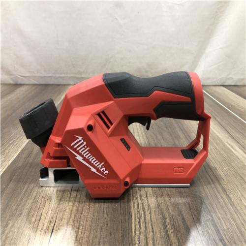 AS-IS M12 12V Lithium-Ion Brushless Cordless 2 in. Planer (Tool-Only)