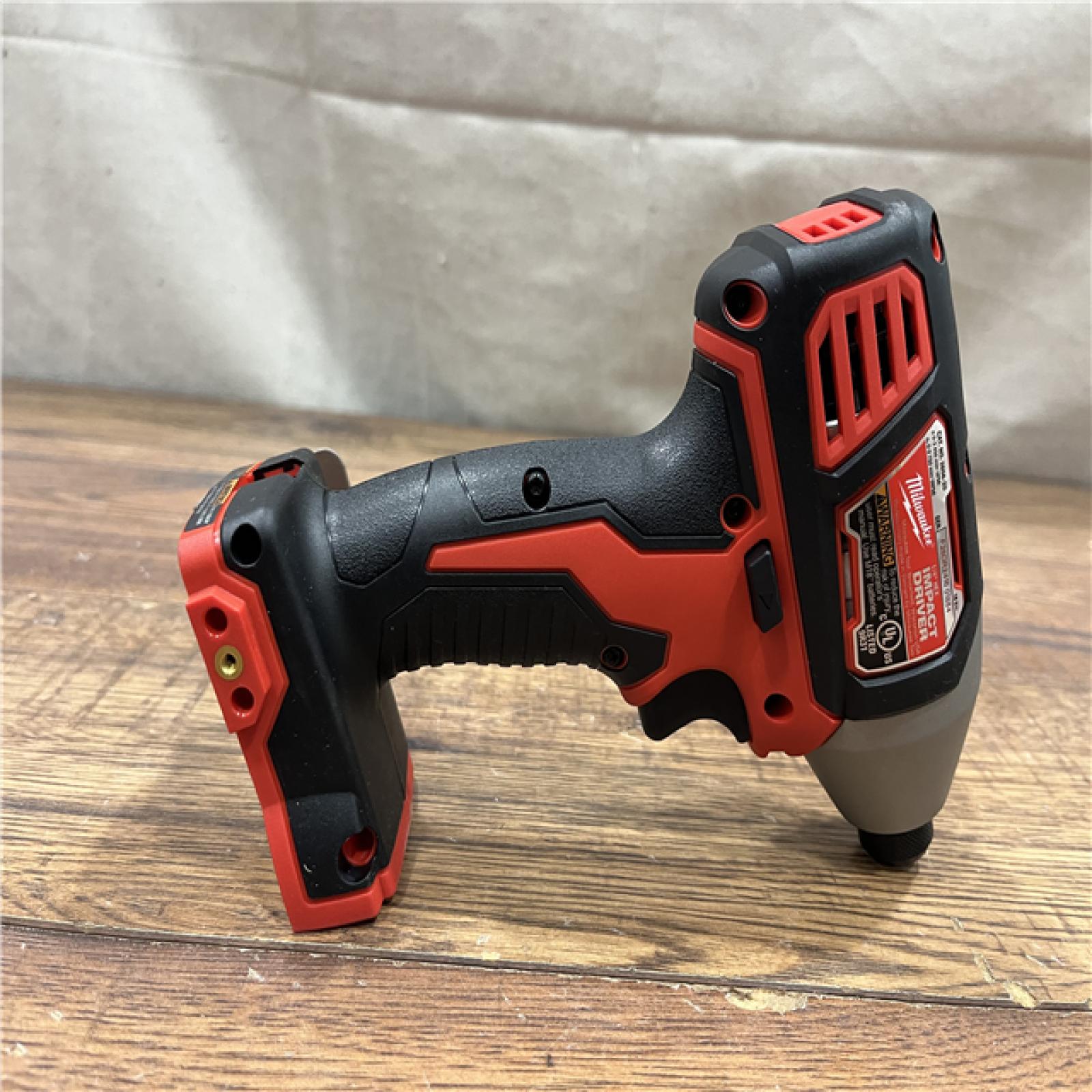 AS-IS MILWAUKEE M18 18V Lithium-Ion Cordless Combo Tool Kit with Two 3.0Ah Batteries, 1-Charger, 1-Tool Bag (4-Tool)