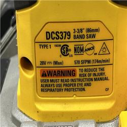AS-IS DEWALT 20V MAX XR Brushless Dual Trigger Lithium-Ion Cordless Mid-Size Bandsaw (Tool Only)