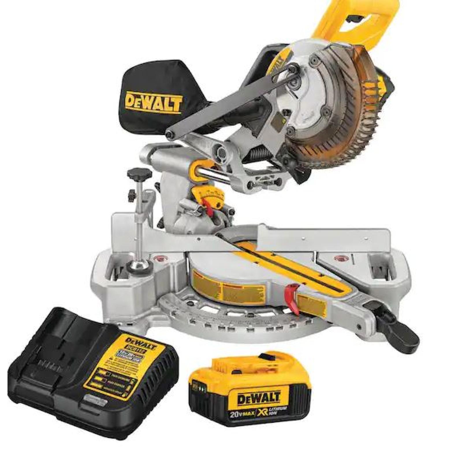 NEW- DeWalt 20V MAX Lithium-Ion Cordless 7-1/4 in. Miter Saw Kit
