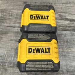 AS-IS DEWALT 20V MAX Lithium-Ion 5.0Ah Battery (2-Pack)