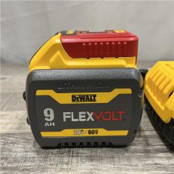 AS-IS DEWALT 20V/60V MAX FLEXVOLT Lithium-Ion 9.0Ah Battery and Charger Starter Kit