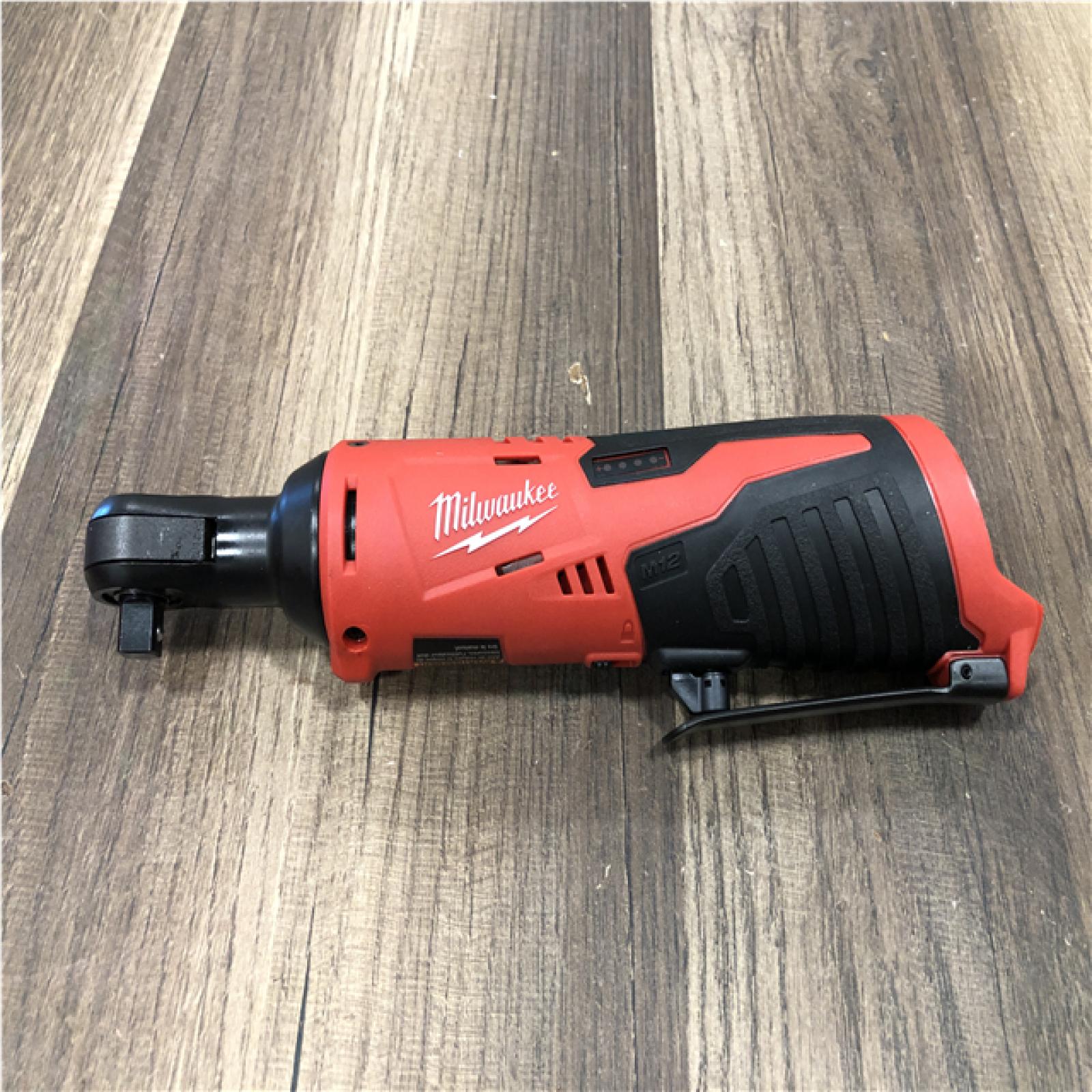 AS-IS Milwaukee 12V Lithium-Ion Cordless 3/8 in. Ratchet (Tool-Only)