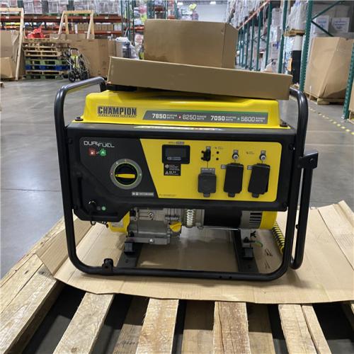 Dallas Location - As-Is Champion Power Equipment 7850/6250-Watt Fuel Portable Generator