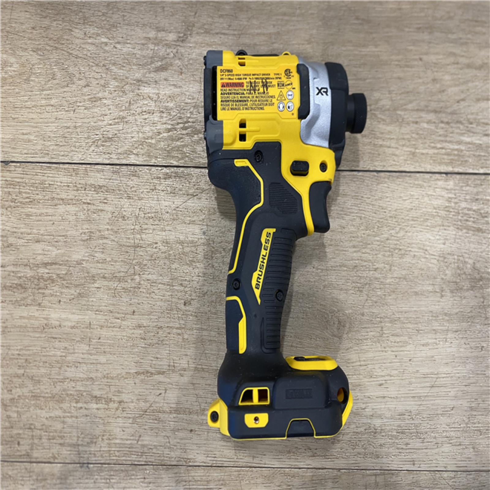 AS-IS DeWalt 20V MAX XR Lithium-Ion Cordless Impact Driver with 6.0 Ah Battery Pack and Charger Kit