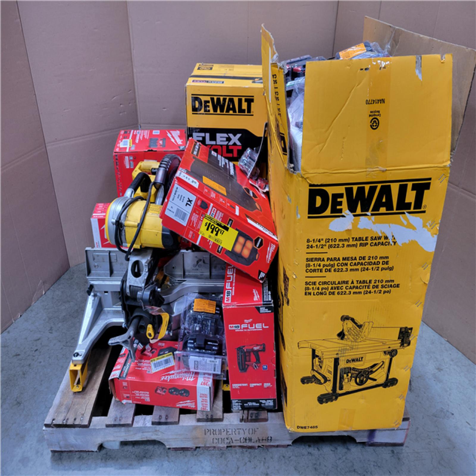 CALIFORNIA AS-IS TOOL PALLET