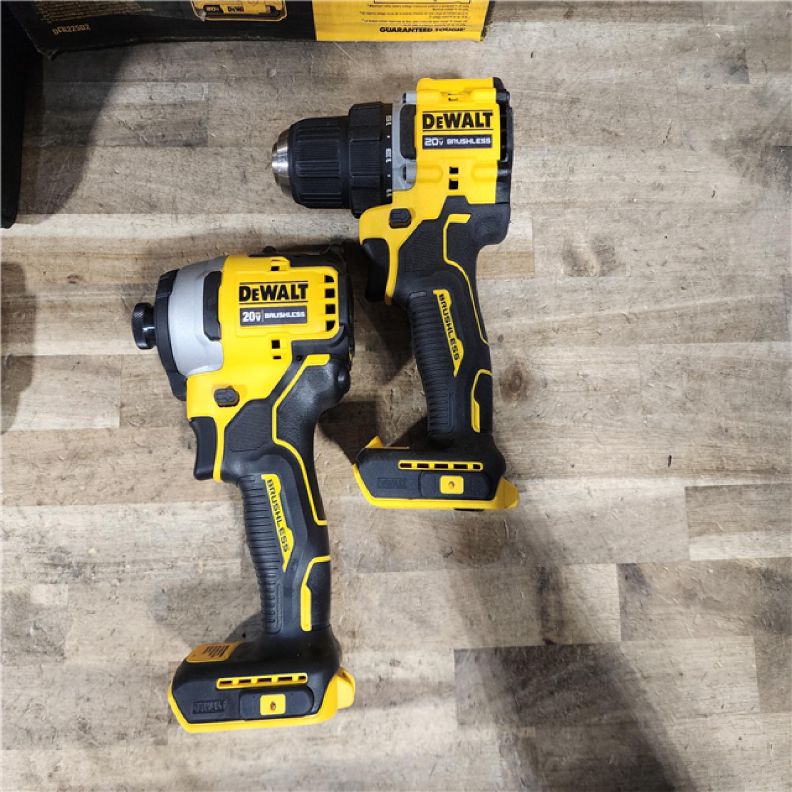 HOUSTON LOCATION - AS-IS DEWALT ATOMIC 20-Volt MAX Lithium-Ion Cordless (2-Tool) Combo Kit