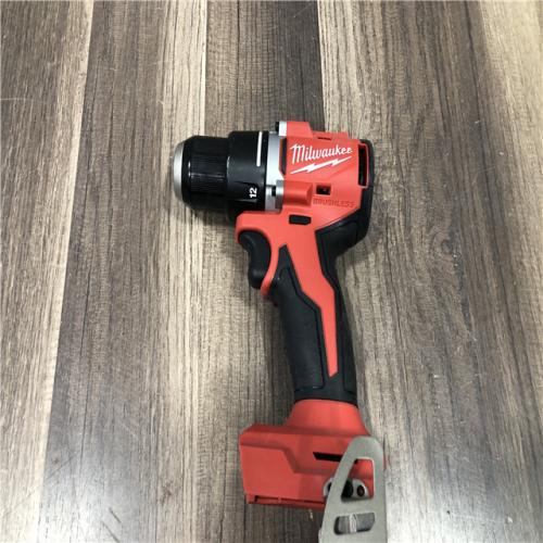 AS-IS Milwaukee 18V Lithium-Ion Brushless Cordless 1/2 in. Compact Drill/Driver (Tool-Only)