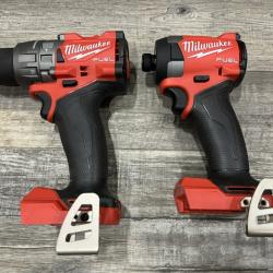 AS-IS Milwaukee FUEL 18V Lithium-Ion Brushless Cordless Hammer Drill and Impact Driver Combo Kit