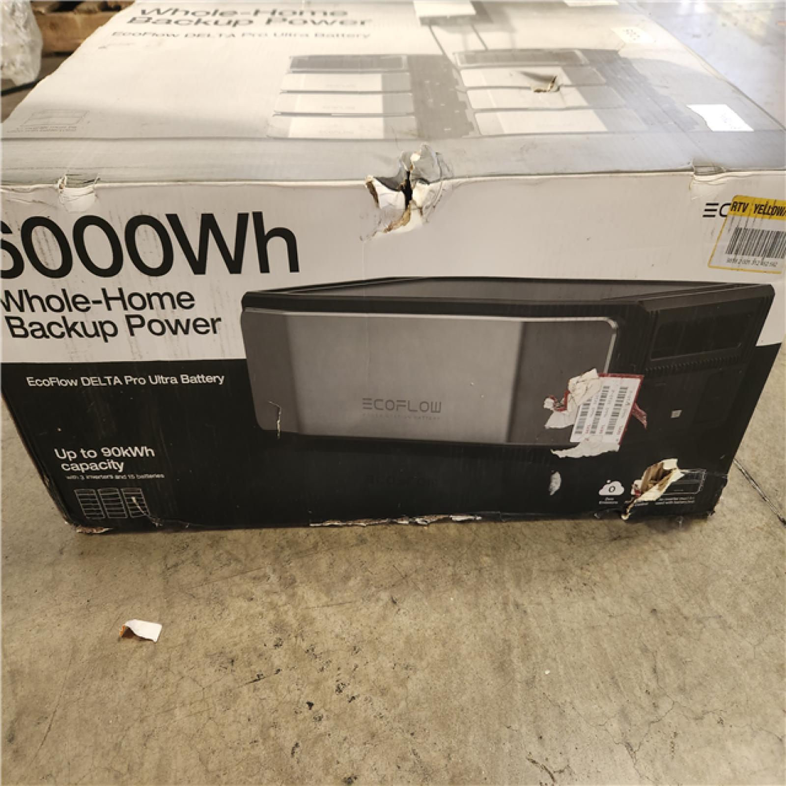 Phoenix NEW EcoFlow Battery Generator Delta Pro Ultra Battery Pack 6144Wh Solar Generator  7200W Output LFP Home Backup  Push-Button Start SEALED)