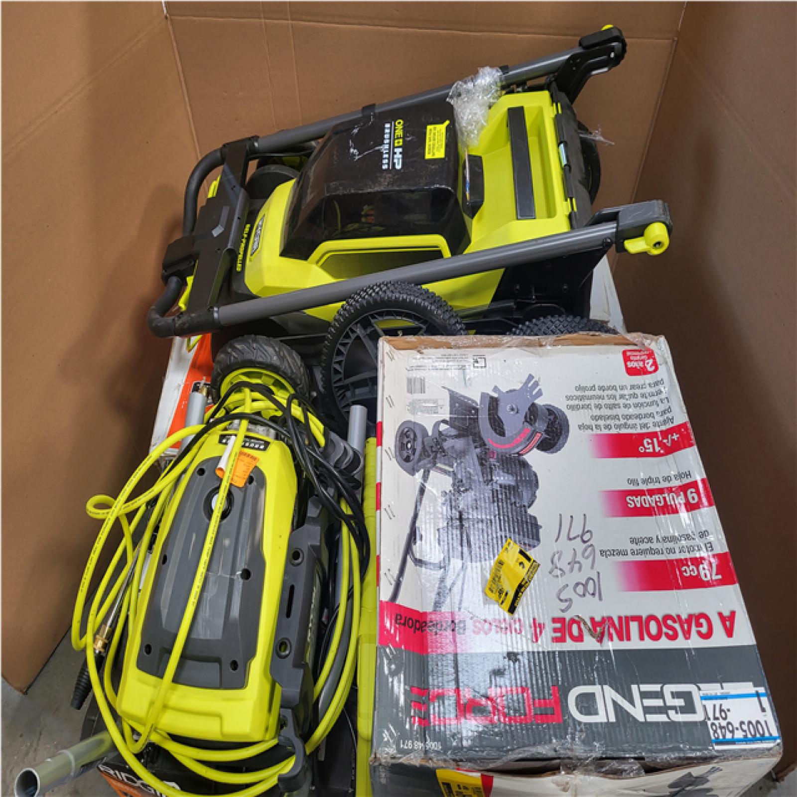 CALIFORNIA AS-IS OUTDOOR POWER EQUIPMENT