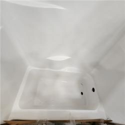 Phoenix Aquatic Everyday Acrylx 60 in. x 30 in. x 72 in. Rectangular Tub Shower Combo Unit with Right Drain in White