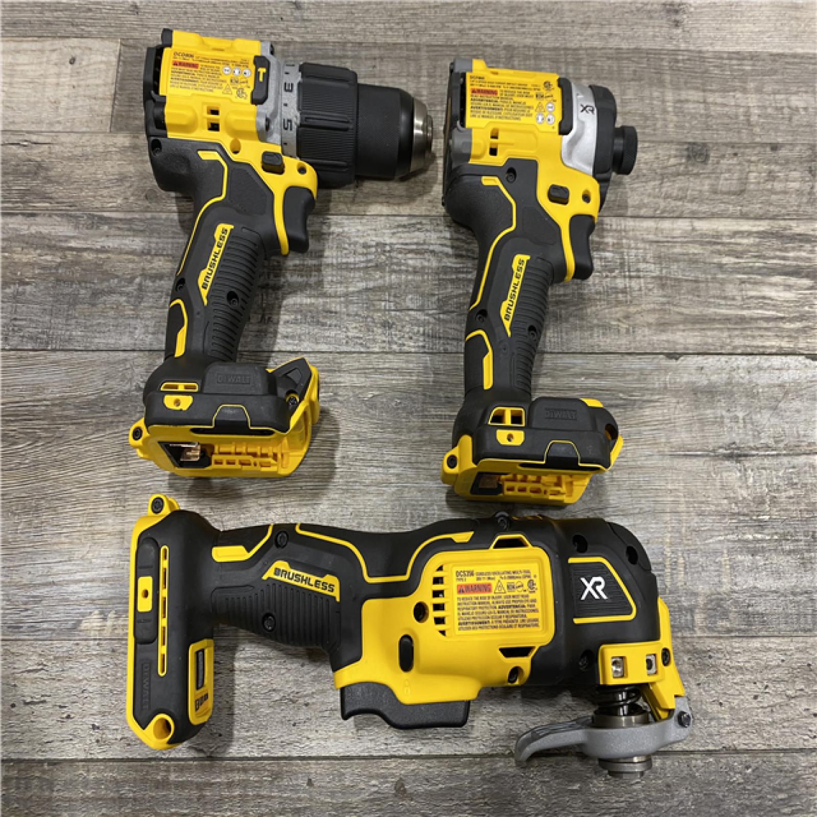 AS-IS DEWALT 20V MAX Lithium-Ion Cordless 3-Tool Combo Kit