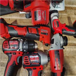 Houston Location AS-IS M18 18-Volt Lithium-Ion Cordless Combo Kit (6-Tool) with 2-Batteries  Charger and Tool Bag