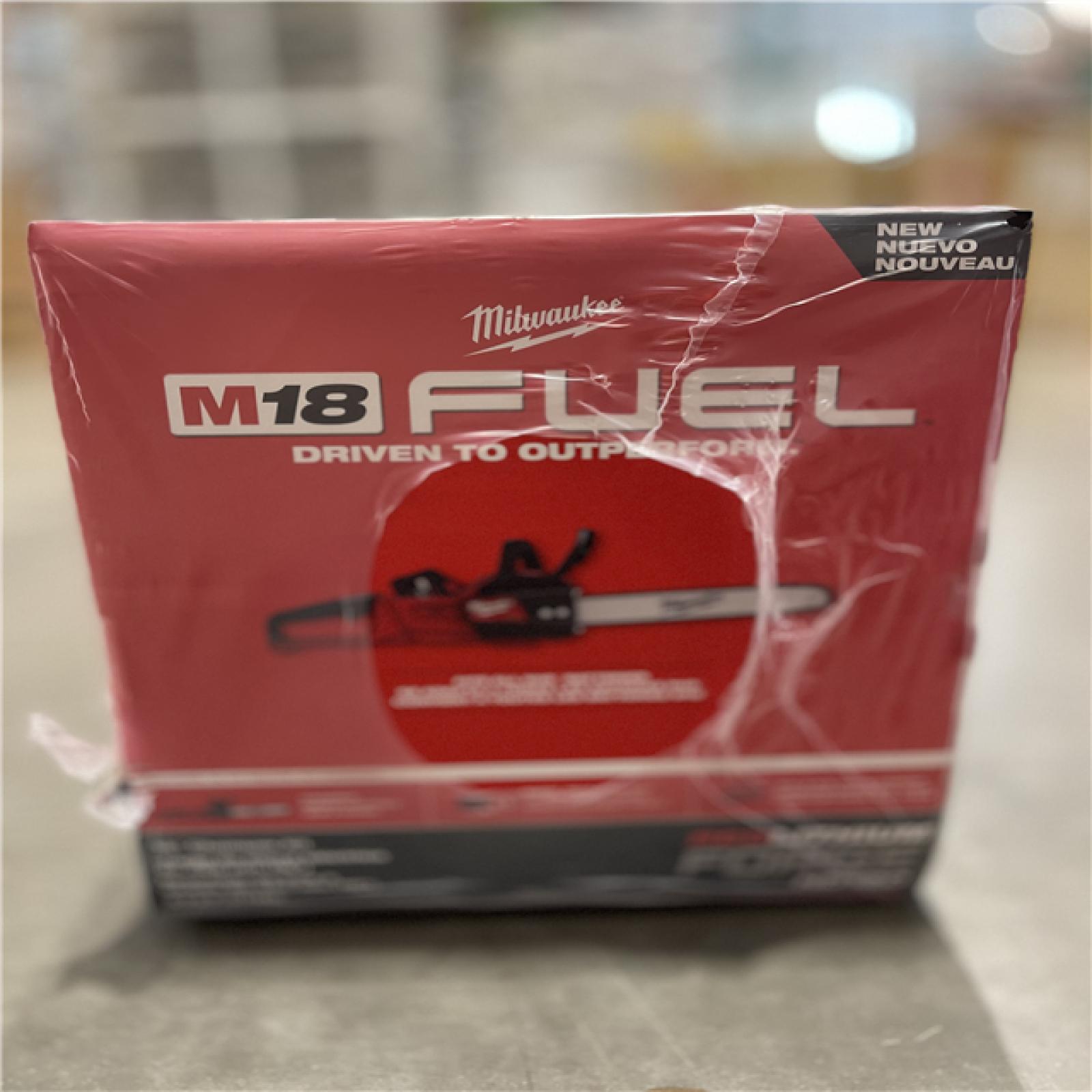 NEW! - Milwaukee M18 FUEL 16 in. 18V Lithium-Ion Brushless Battery Chainsaw (TOOL ONLY)