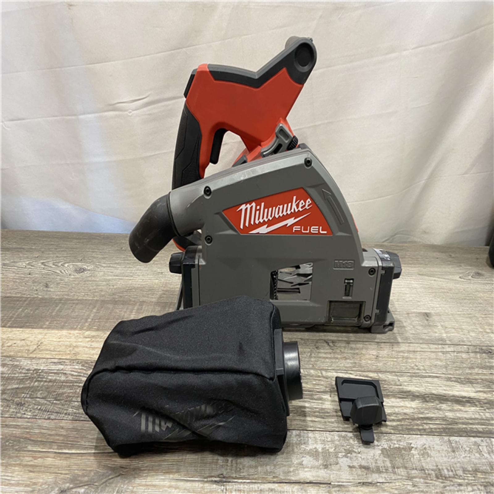 AS-IS Milwaukee FUEL 18V Lithium-Ion Cordless Brushless 6-1/2 in. Plunge Cut Track Saw (Tool-Only)