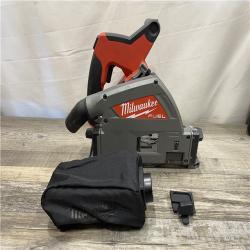 AS-IS Milwaukee FUEL 18V Lithium-Ion Cordless Brushless 6-1/2 in. Plunge Cut Track Saw (Tool-Only)