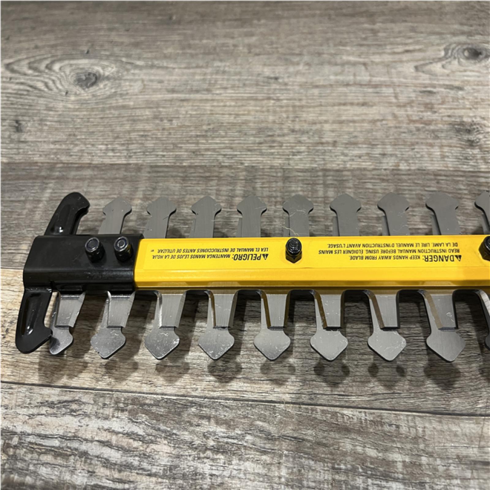 AS-IS DEWALT 20V 8 in. Compact Cordless Hedge Trimmer (Tool-Only)