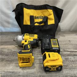 AS-IS DEWALT 20V MAX Lithium-Ion Cordless 1/2 in. Impact Wrench Kit