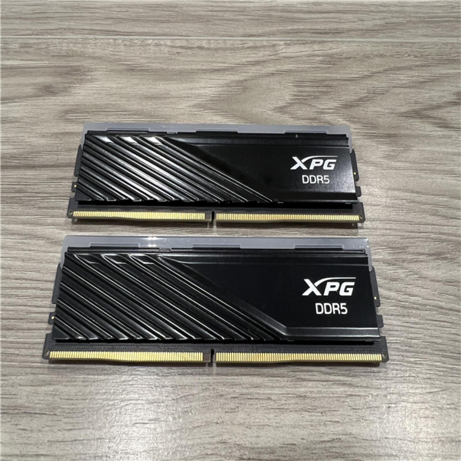 AS-IS XPG DDR5 DRAM DIMM 5200 32GB (16X2) 288-Pin RAM Module AX5U5200C4216G-BLABRBK