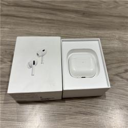 AS-IS Apple AirPods Pro (2nd Generation) with the USB-C MagSafe Charging Case