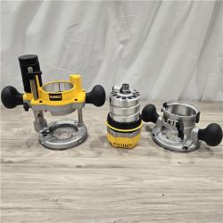 AS-IS DEWALT 12 Amp Corded Fixed and Plunge Base Router Kit