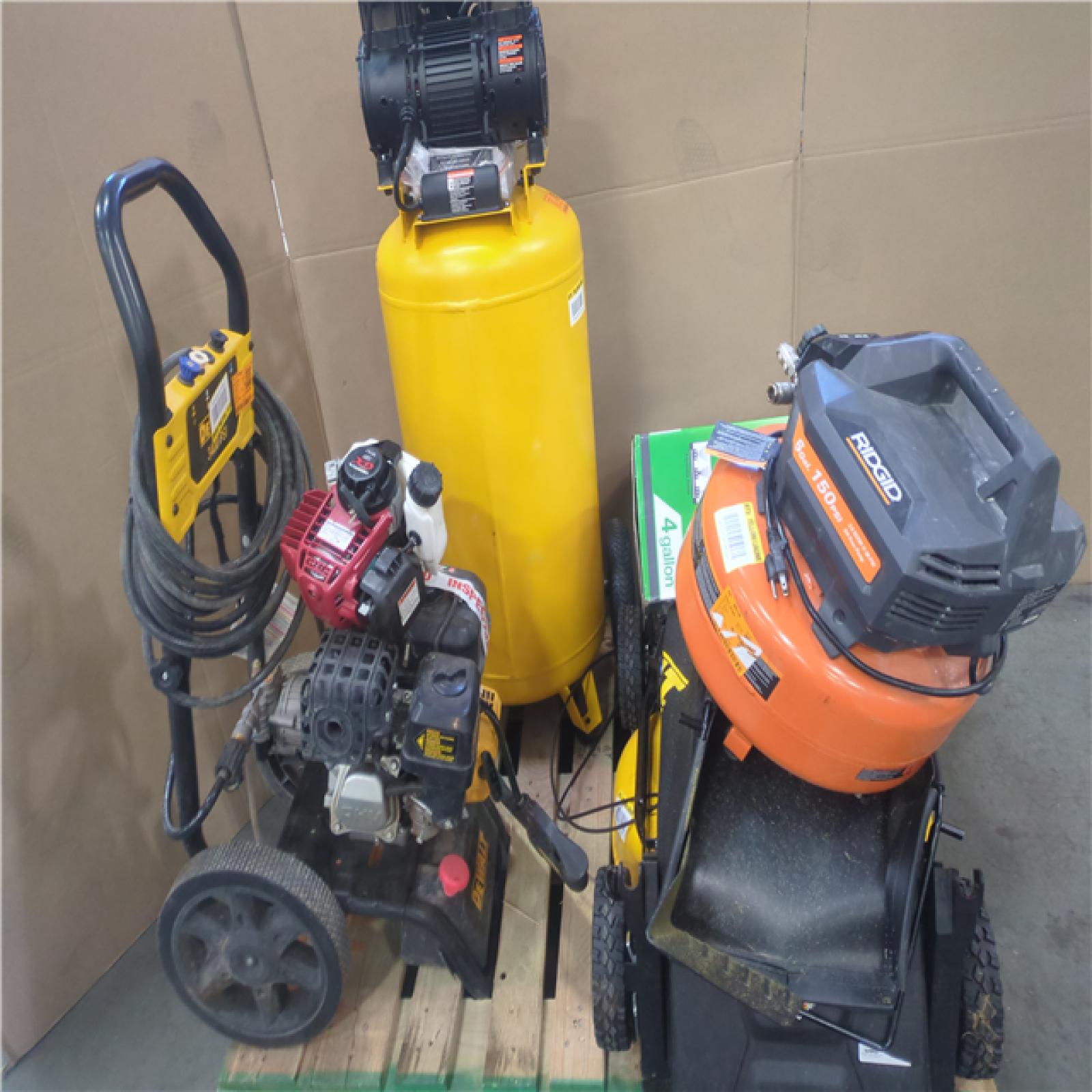 CALIFORNIA AS-IS OUTDOOR POWER EQUIPMENT