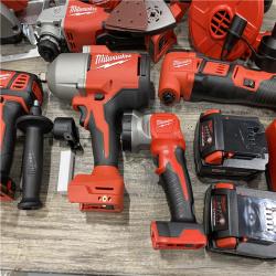 AS-IS Milwaukee 18-Volt Lithium-Ion Cordless (9-Tool) Combo Kit