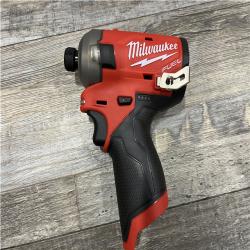AS-IS Milwaukee FUEL SURGE 12V Lithium-Ion Brushless Cordless 1/4 in. Hex Impact Driver Compact Kit