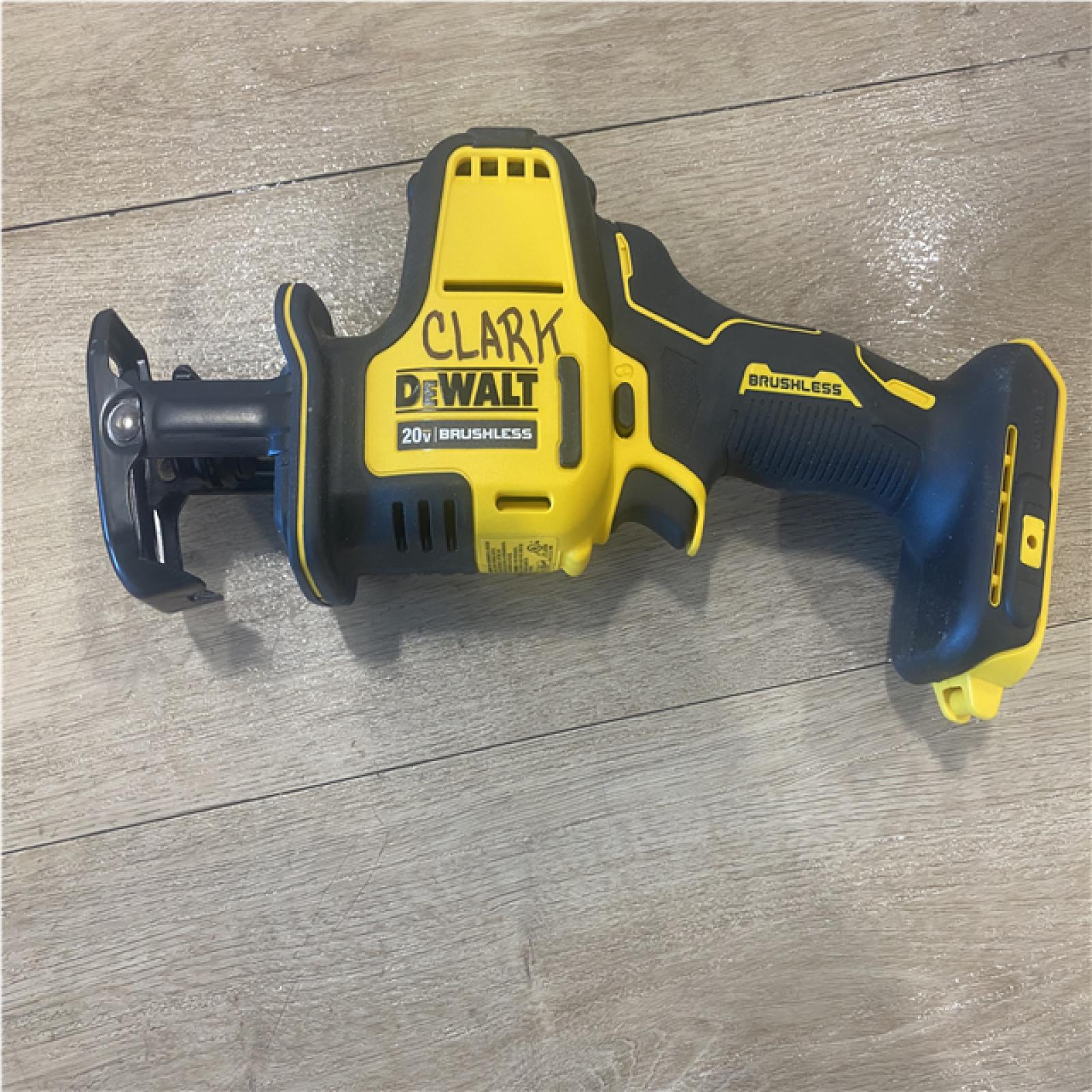 AS-IS DEWALT ATOMIC 20V MAX Cordless Brushless Compact Reciprocating Saw (Tool Only)
