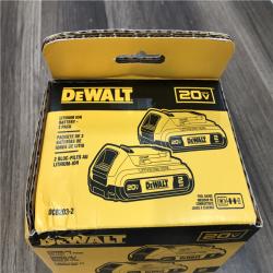 NEW- DEWALT 20V MAX Lithium-Ion 2. 0Ah Battery (2-Pack)