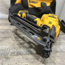 AS-IS DEWALT 20V MAX XR 16-Gauge Electric Cordless Angled Finishing Nailer Kit